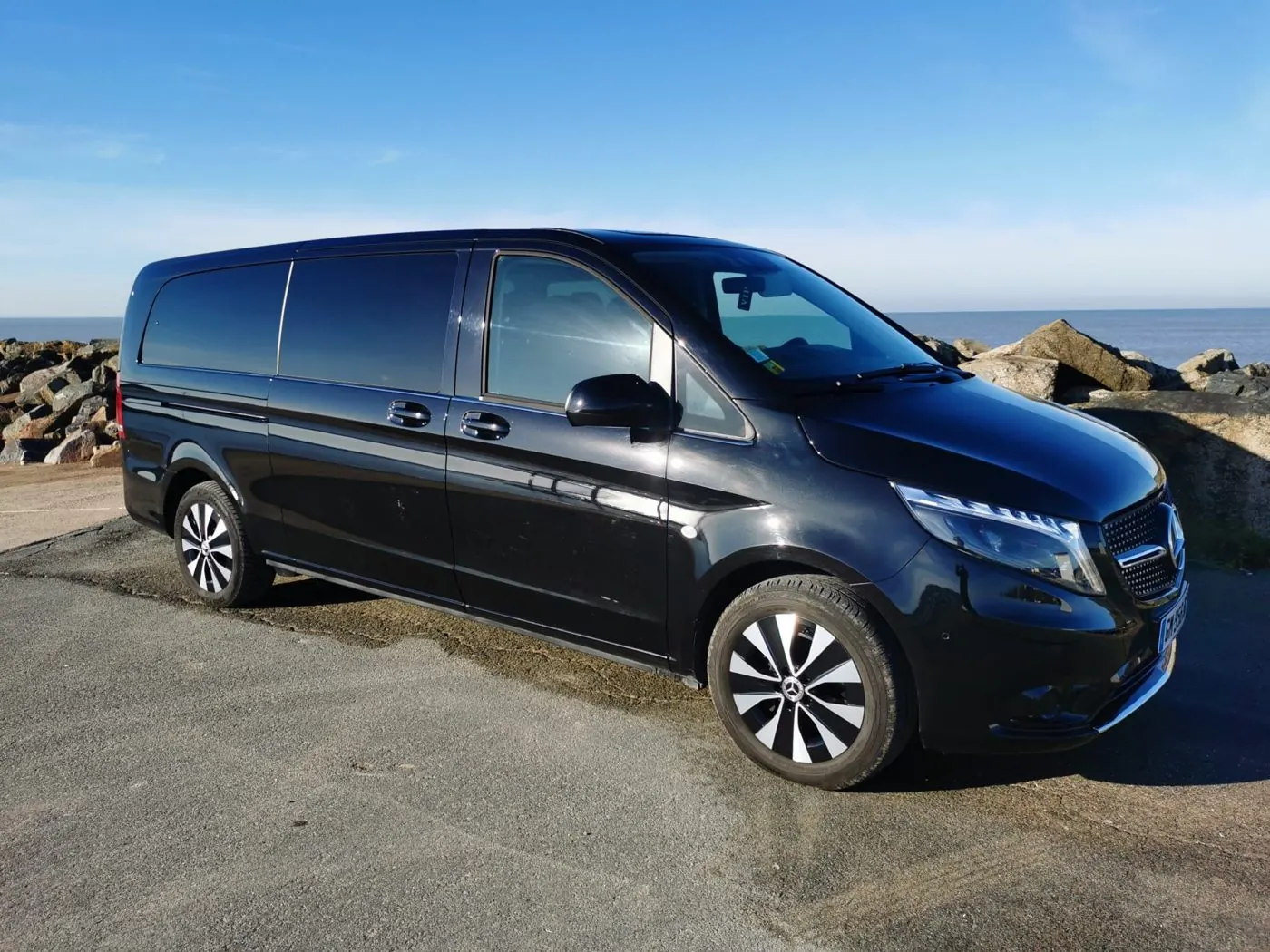 Van Mercedes Classe V noir de Luxury Car